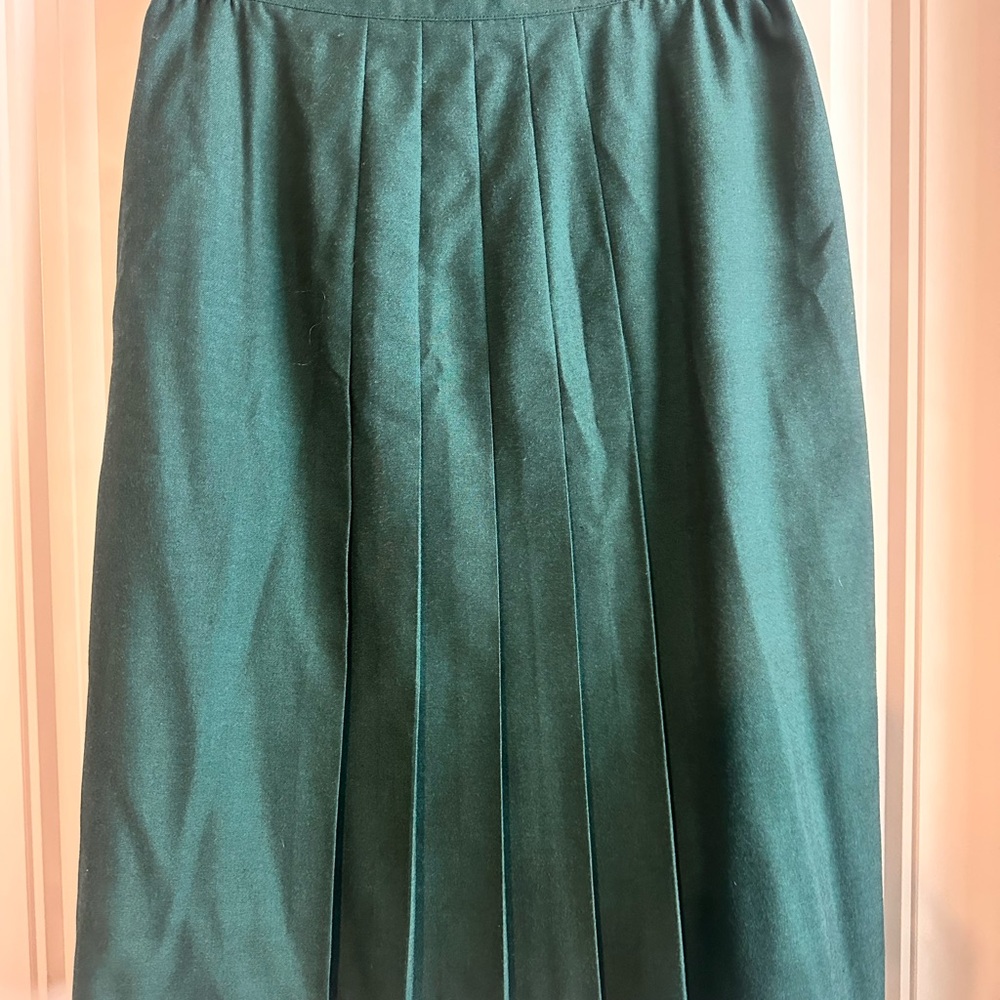 Executive Collection Women’s 2pc Green Plaid Skirt Suit Size 12 - Picture 9 of 11